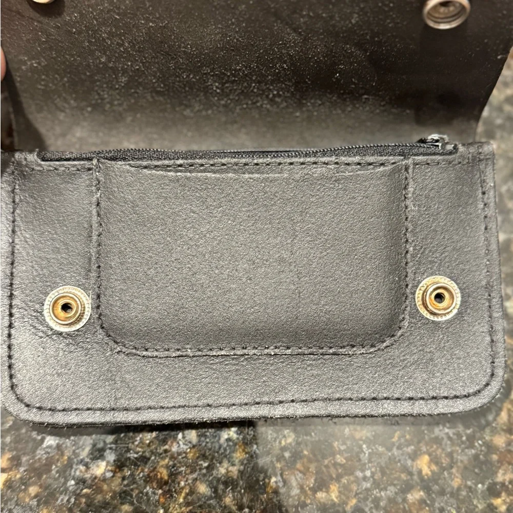 Genuine Leather Chain Wallet